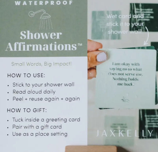 Shower Affirmations- For Abundance